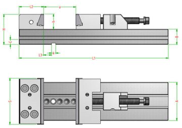 Foreman MV-200x300 Hassas Çelik Mengene