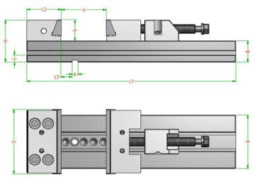 Foreman MV-300x400 Hassas Çelik Mengene