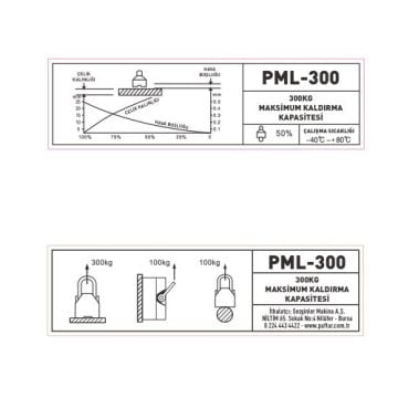 Paftar PML-300 Manyetik Kaldıraç