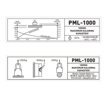 Paftar PML-1000 Manyetik Kaldıraç