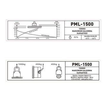 Paftar PML-1500 Manyetik Kaldıraç