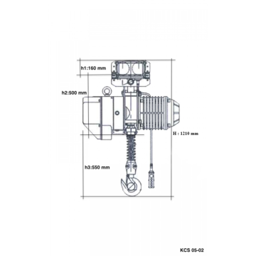 Paftar KCS-05-02 Elektrikli Zincirli Caraskal - 4 Hareketli