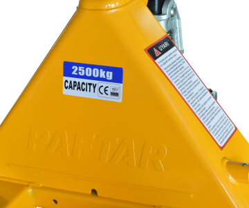 Paftar TP25 Transpalet 2.5 Ton 115 Cm - Beyaz Tekerlek(Nylon)