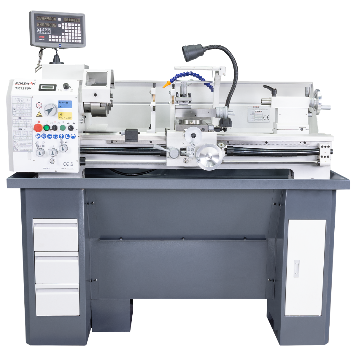 TK3290V Üniversal Torna Tezgahı - Cetvelli