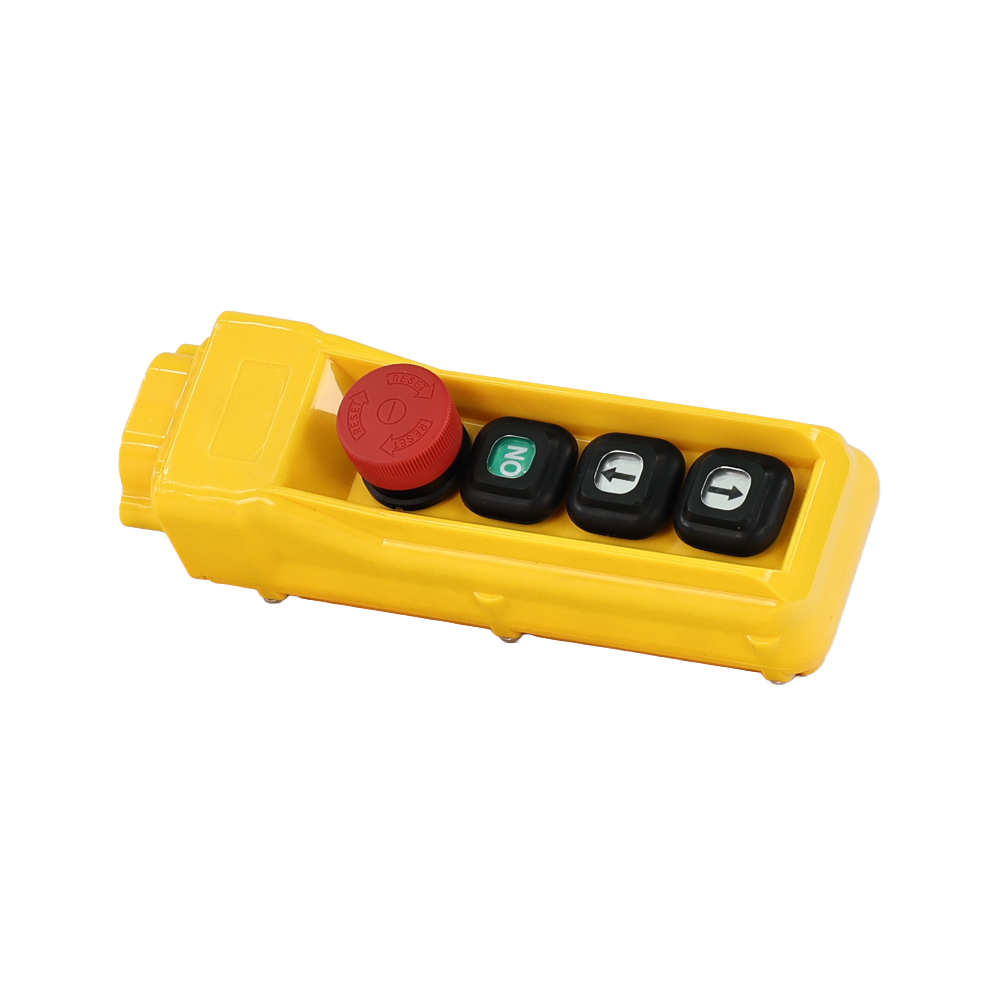 VİNÇ KUMANDASI ACİL STOP 3 BUTONLU TEK HIZ