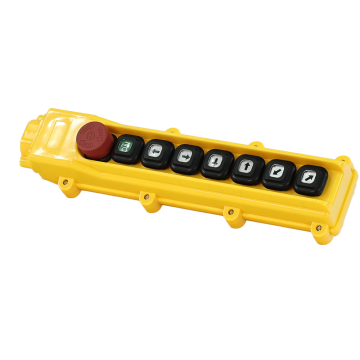 VİNÇ KUMANDASI ACİL STOP 7 BUTONLU TEK HIZ