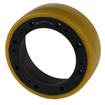 AKÜLÜ İSTİFTRANSPALET YÜRÜYÜŞ TEKER POLİÜRETAN 210X75MM