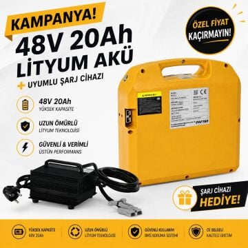 48V 20A LİTYUM AKÜ SETİ