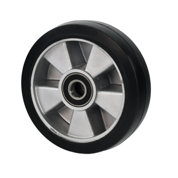 MANUEL TRANSPALET YÜK TEKERİ KAUÇUK SİYAH 180X50