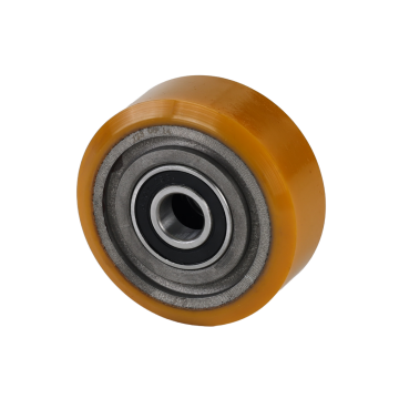 AKÜLÜ TRANSPALET DENGE TEKERİ POLİÜRETAN (100X40MM)